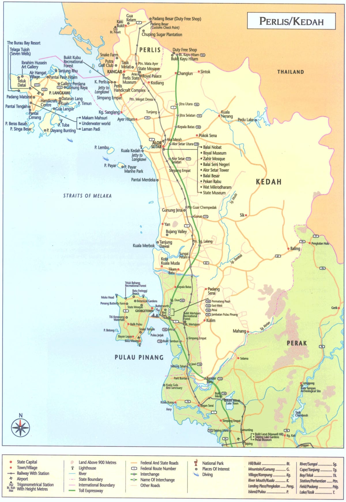 ਮਲੇਸ਼ੀਆ kedah ਨਕਸ਼ਾ