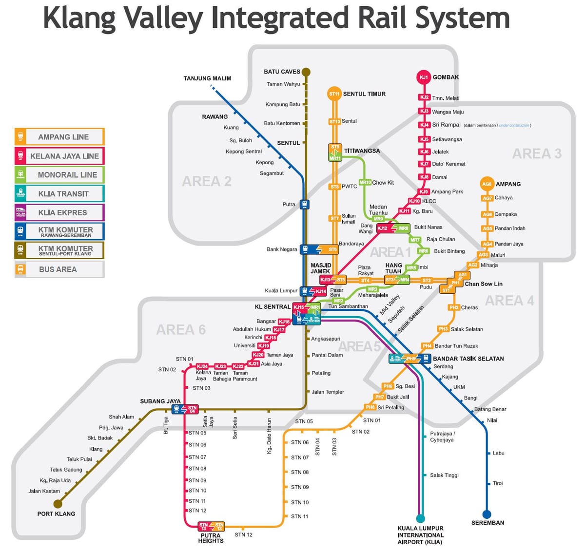 lrt ਨਕਸ਼ਾ ਮਲੇਸ਼ੀਆ 2016