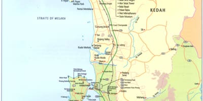 ਮਲੇਸ਼ੀਆ kedah ਨਕਸ਼ਾ