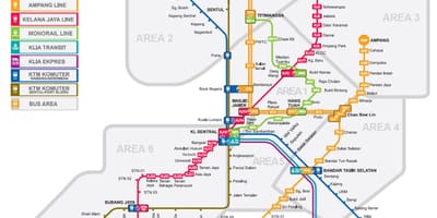 Lrt ਨਕਸ਼ਾ ਮਲੇਸ਼ੀਆ 2016
